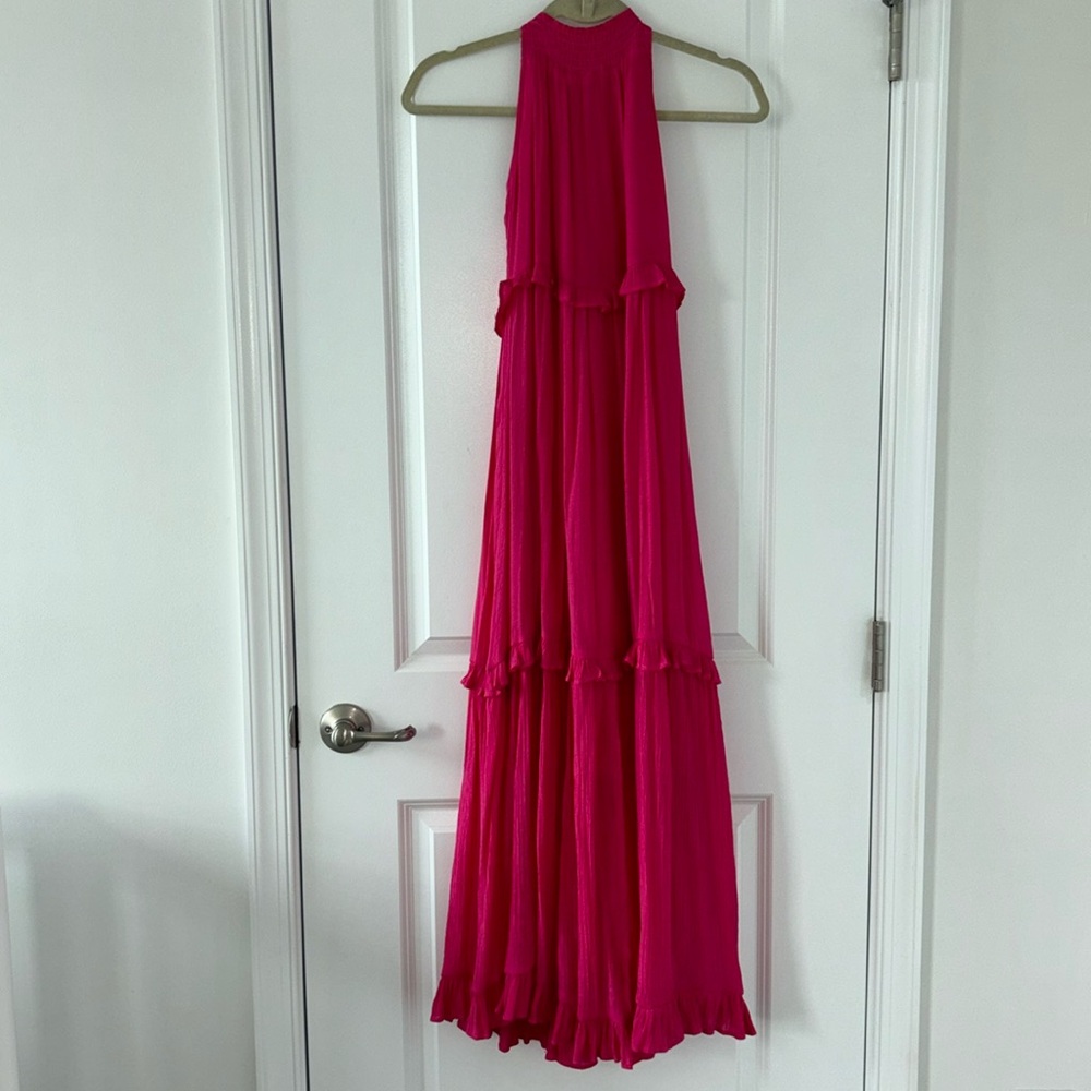 Pink Maxi Maternity Dress